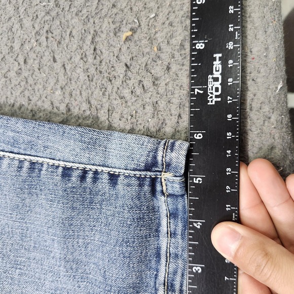 St. John's Bay Jeans Womens 14 Blue Light Wash High Rise Skinny Embroidered - Picture 2 of 8